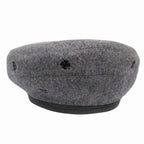 Hermes Saint Honore Cashmere Beret Hat Cap Chaine D'ancre Logo Embroidery 58 — view 2