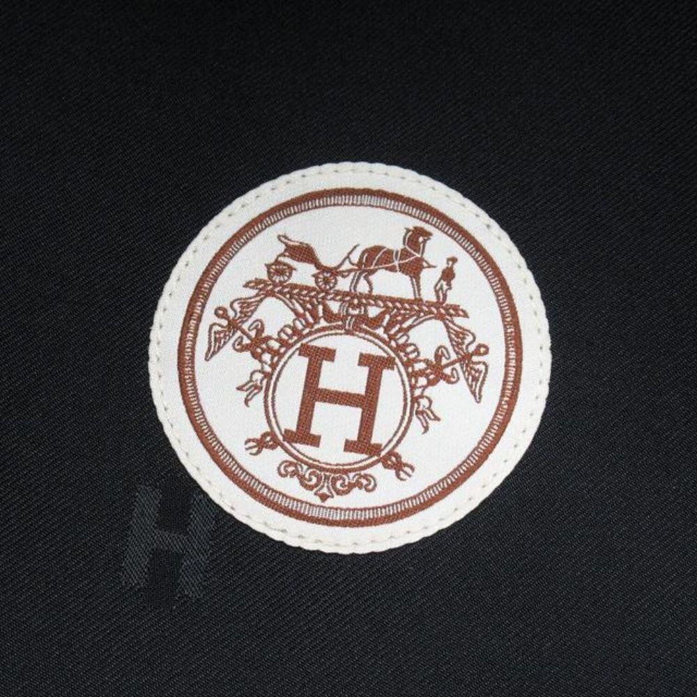 Hermes Saint Honore Cashmere Beret Hat Cap Chaine D'ancre Logo Embroidery 58 — view 6