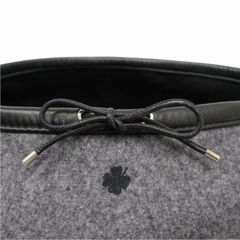 Hermes Saint Honore Cashmere Beret Hat Cap Chaine D'ancre Logo Embroidery 58 — view 5
