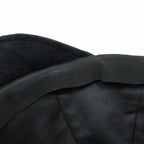 Prada Velvet Baseball Cap Hat Triangle Logo M Black — view 4