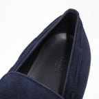 Hermes Ecute Tassel Loafers Slip on Sneakers Shoes Suede Leather — view 6