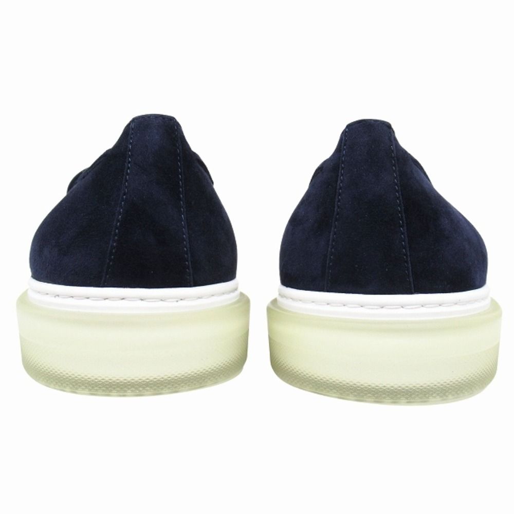 Hermes Ecute Tassel Loafers Slip on Sneakers Shoes Suede Leather — view 5