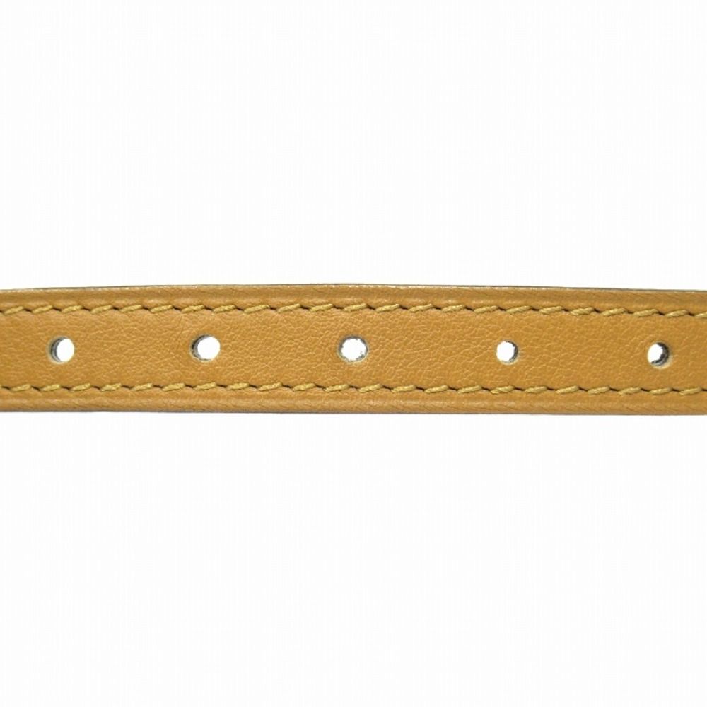 Hermes Chaine D'ancre 13 mm Reversible Belt Veau Epsom 75 cm Ocher Etain — view 6