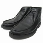 Hermes Hafie Exlibris Short Boots Shoes Leather 43 Black — view 3