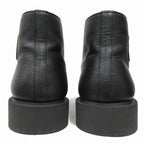Hermes Hafie Exlibris Short Boots Shoes Leather 43 Black — view 4