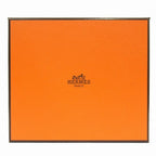 Hermes Azap Silk in Compact Wallet Round Color Leather Silver Lime Orange — view 7