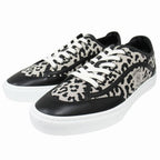 Hermes Get Sneakers Toile H-unprime Leather Stencil Logo Leopard 41 Prue — view 3