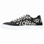 Hermes Get Sneakers Toile H-unprime Leather Stencil Logo Leopard 41 Prue — view 2