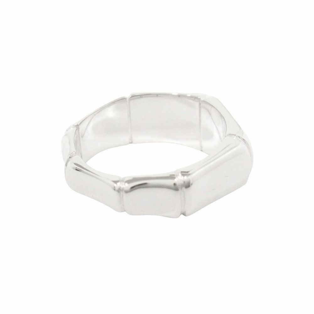 Gucci Polished Bamboo Ring Archive Silver — view 3