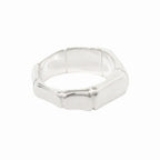 Gucci Polished Bamboo Ring Archive Silver — view 3