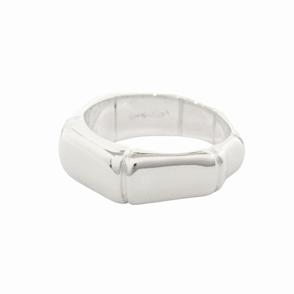 Gucci Polished Bamboo Ring Archive Silver — view 2
