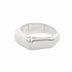 Gucci Polished Bamboo Ring Archive Silver — view 2