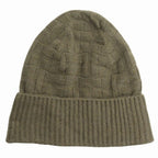 Hermes Frekance Wool Knit Hat Beanie Hat Logo Series M Brown — view 2