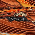 Hermes Pleated Silk Scarf Ecuries Stable Brown — view 6