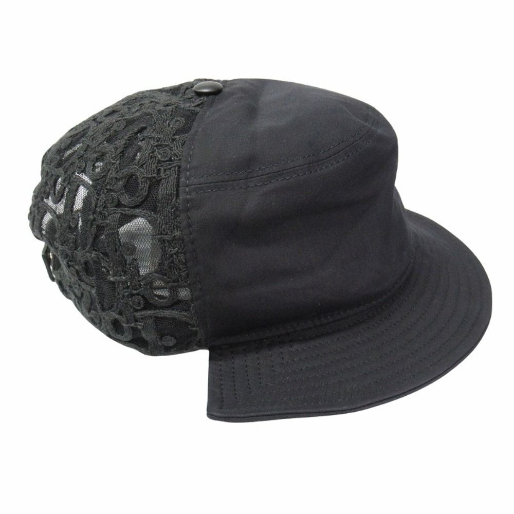 Dior Oak Split Cap Bucket Hat Hybrid Hat Trotter Contrast S Black — view 5