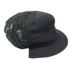Dior Oak Split Cap Bucket Hat Hybrid Hat Trotter Contrast S Black — view 5