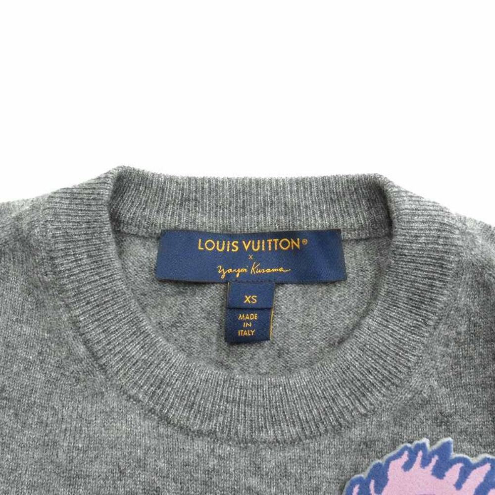 Louis Vuitton Face Patch Cashmere Knit Sweater Collaboration Yayoi Kusama — view 5