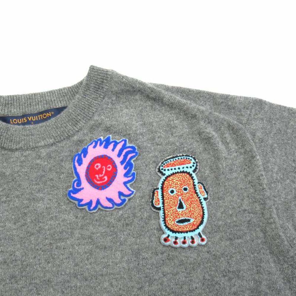 Louis Vuitton Face Patch Cashmere Knit Sweater Collaboration Yayoi Kusama — view 3