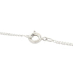Chanel Polished Camellia Square Plate Necklace Silver — view 3