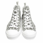 Dior Oak High Top Sneakers Shoes Cut Trotter Logo Technical Fabric 45 White — view 4
