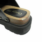 Dior Quake Leather Clog Sandals Sabot Platform 39 Black — view 8