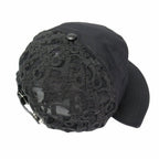 Dior Oak Split Cap Bucket Hat Hybrid Hat Trotter Contrast M Black — view 4