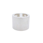 Gucci Cutout Wide Ring Logo Silver — view 3