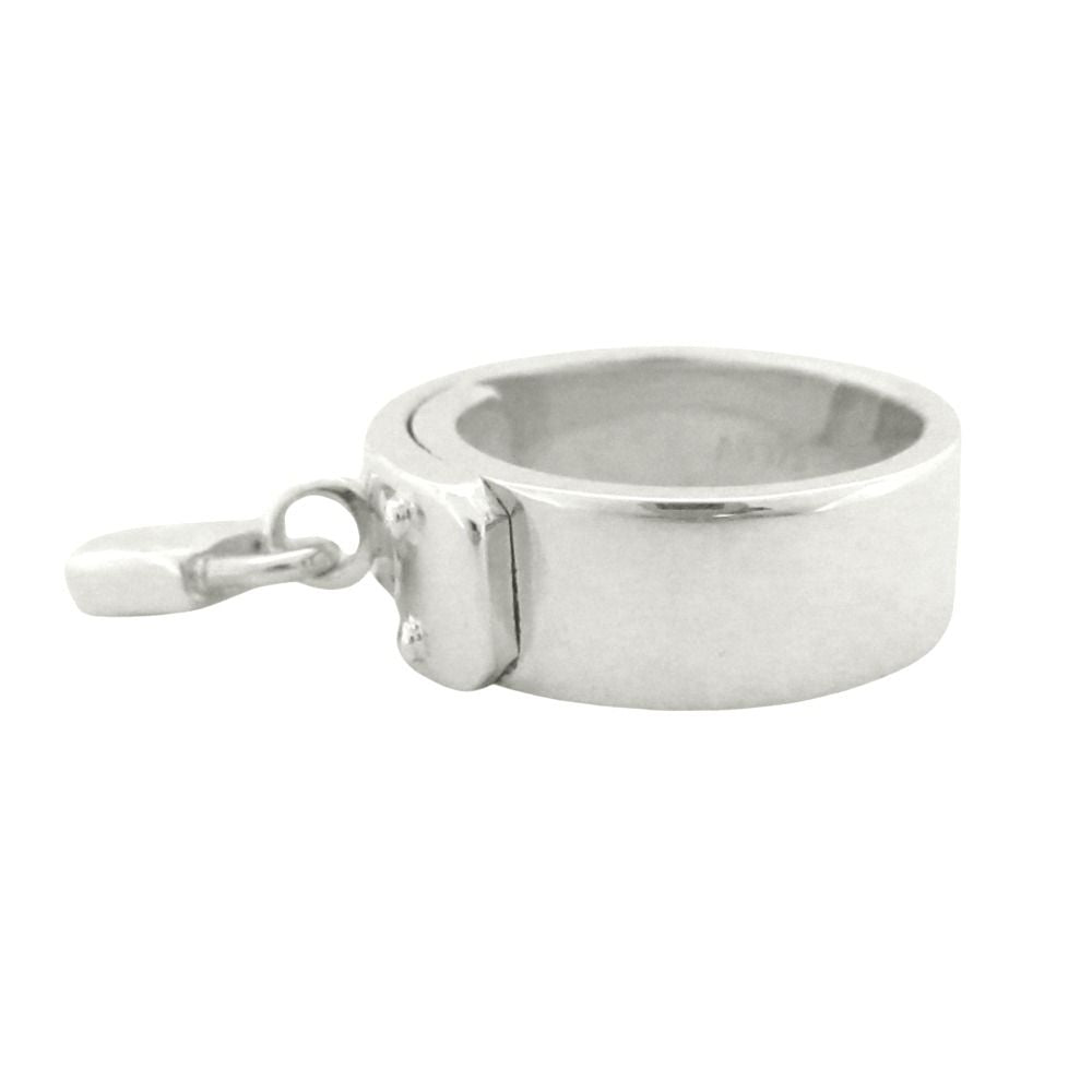 Hermes Polished Kelly Ring 51 Silver — view 3