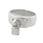 Hermes Polished Kelly Ring 51 Silver — view 2