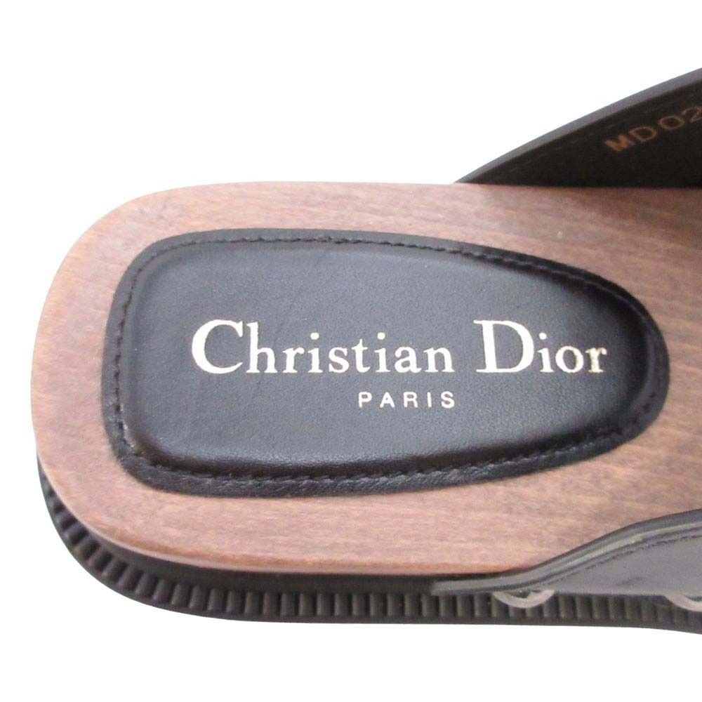 Dior Quake Platform Slide Sandals Shoes Black — view 8