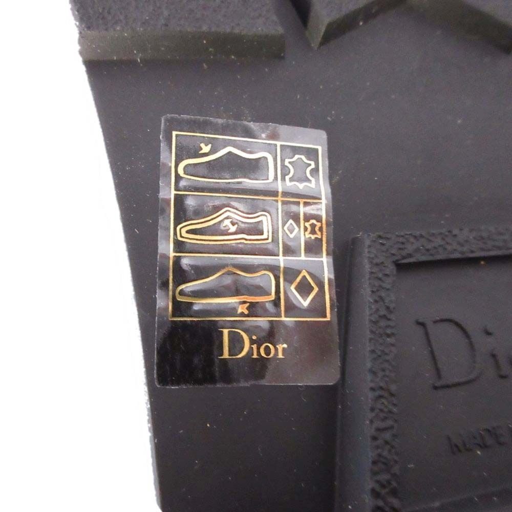 Dior Quake Platform Slide Sandals Shoes Black — view 9