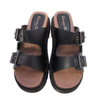 Dior Quake Platform Slide Sandals Shoes Black — view 2