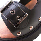 Dior Quake Platform Slide Sandals Shoes Black — view 6