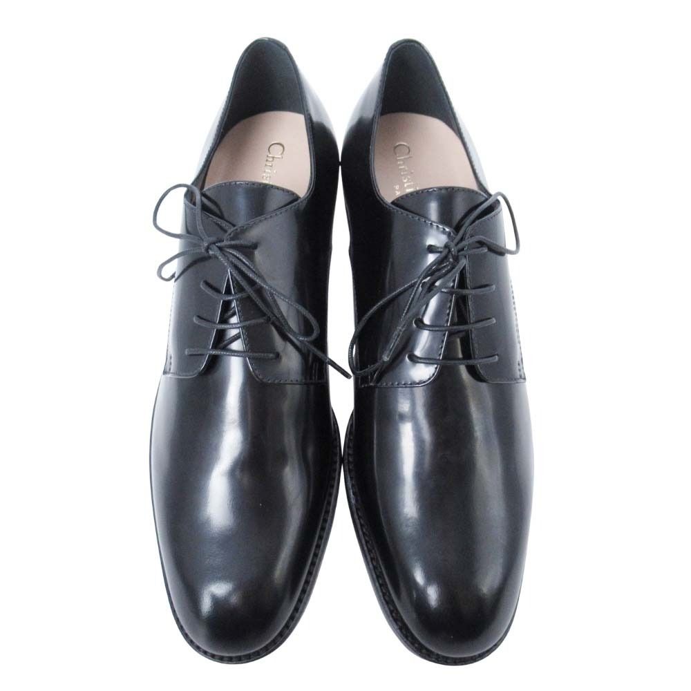 Dior Dress Shoes Plain Toe Derby Leather 38.5 Black — view 2