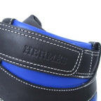 Hermes Freestyle Sneakers High Cut Series Logo Shoes 40.5 Black White Blue — view 6