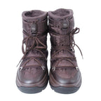 Dior Homme Snow Boots Jacquard Logo Shoes 41 Brown — view 2