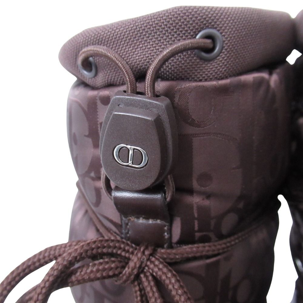 Dior Homme Snow Boots Jacquard Logo Shoes 41 Brown — view 8
