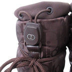 Dior Homme Snow Boots Jacquard Logo Shoes 41 Brown — view 8