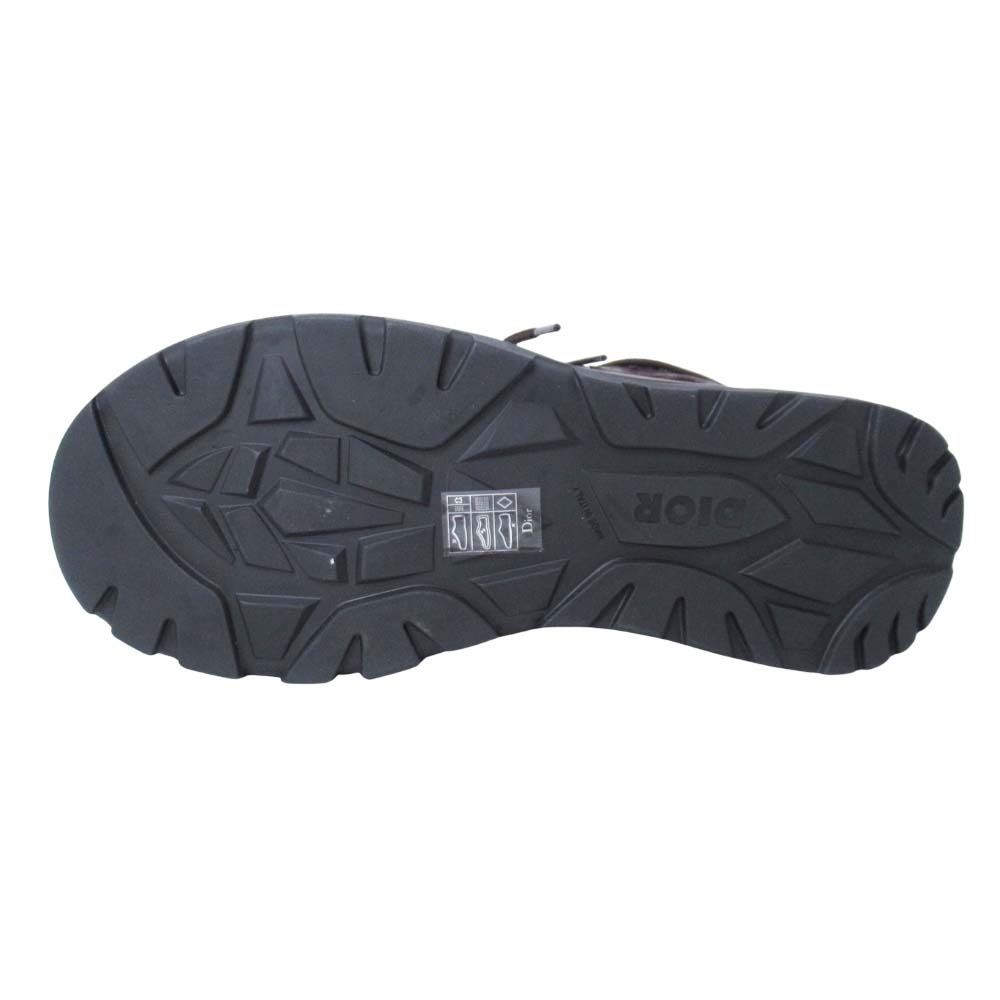 Dior Homme Snow Boots Jacquard Logo Shoes 41 Brown — view 5