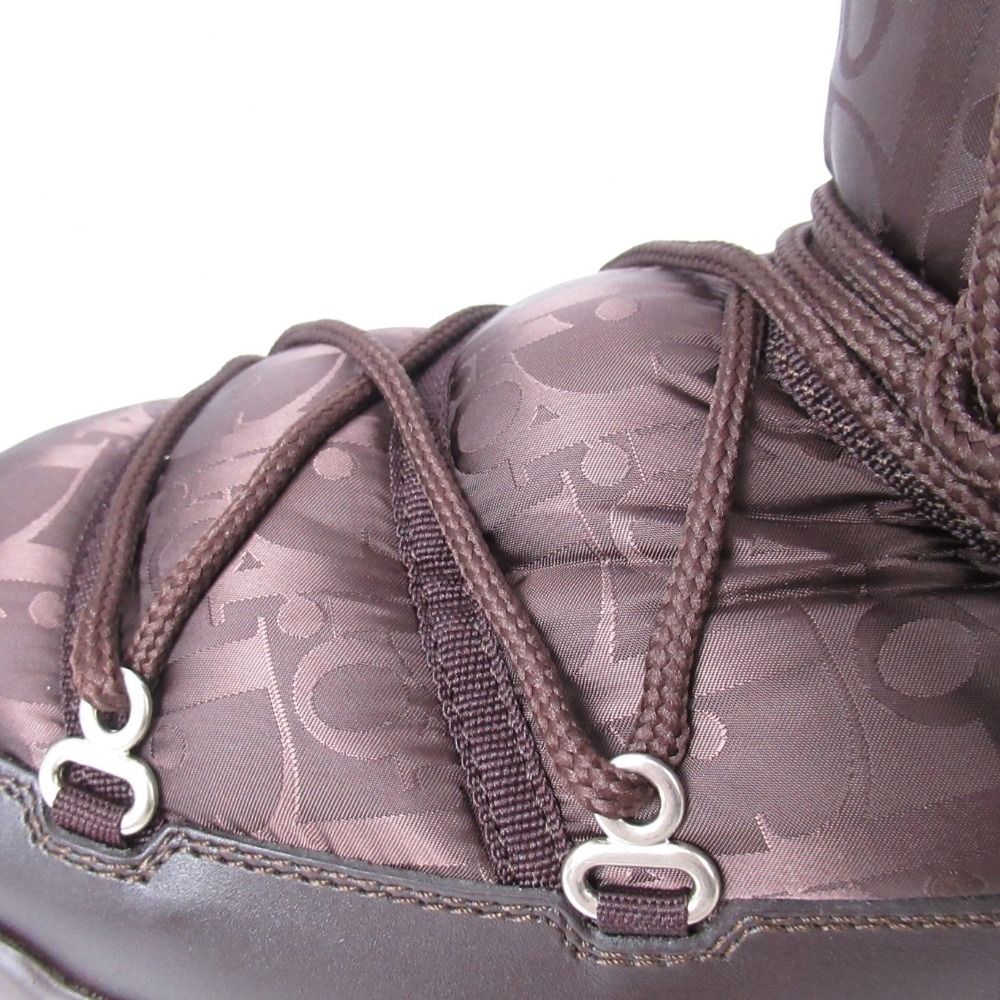 Dior Homme Snow Boots Jacquard Logo Shoes 41 Brown — view 7