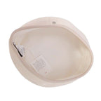 Hermes Gabrielle Beret Denim Leather Trim Series Button Hat 57 cm Ivory Handbag — view 6