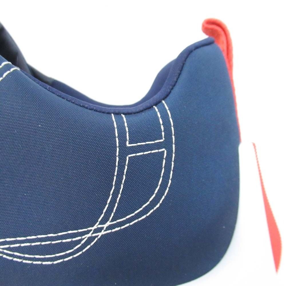 Hermes Envol Thick Sole Sneakers Stitch Shoes 41.5 Navy Orange — view 6
