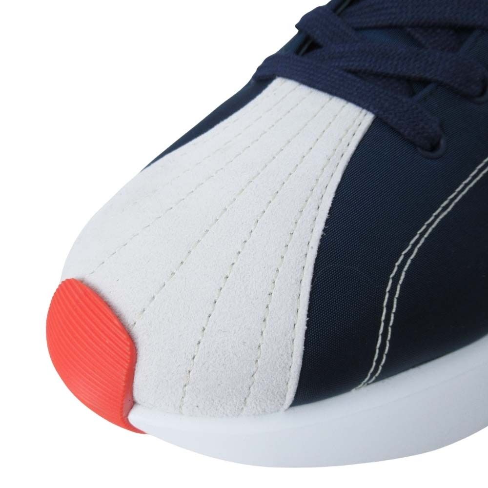 Hermes Envol Thick Sole Sneakers Stitch Shoes 41.5 Navy Orange — view 7