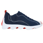 Hermes Envol Thick Sole Sneakers Stitch Shoes 41.5 Navy Orange — view 4