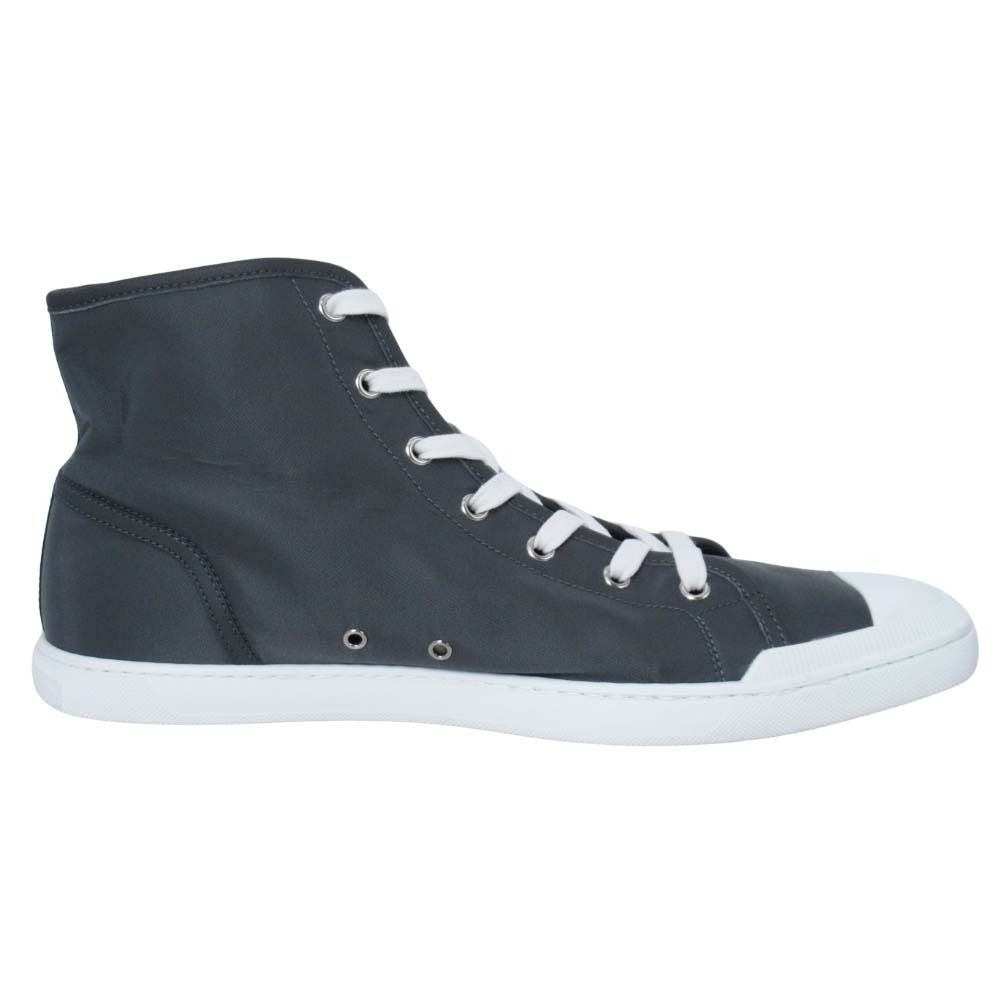 Hermes Express Sneakers High Cut Nylon Shoes 44 Gray — view 4