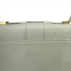 Dior le 30 Monte Ny 30 Montaigne Leather Shoulder Cross Blue Gold Handbag — view 3