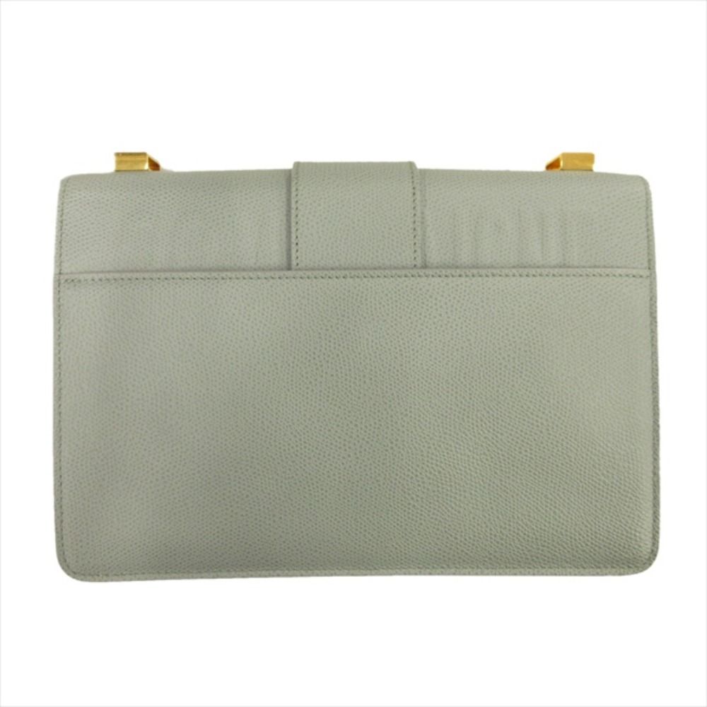 Dior le 30 Monte Ny 30 Montaigne Leather Shoulder Cross Blue Gold Handbag — view 2