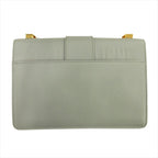 Dior le 30 Monte Ny 30 Montaigne Leather Shoulder Cross Blue Gold Handbag — view 2
