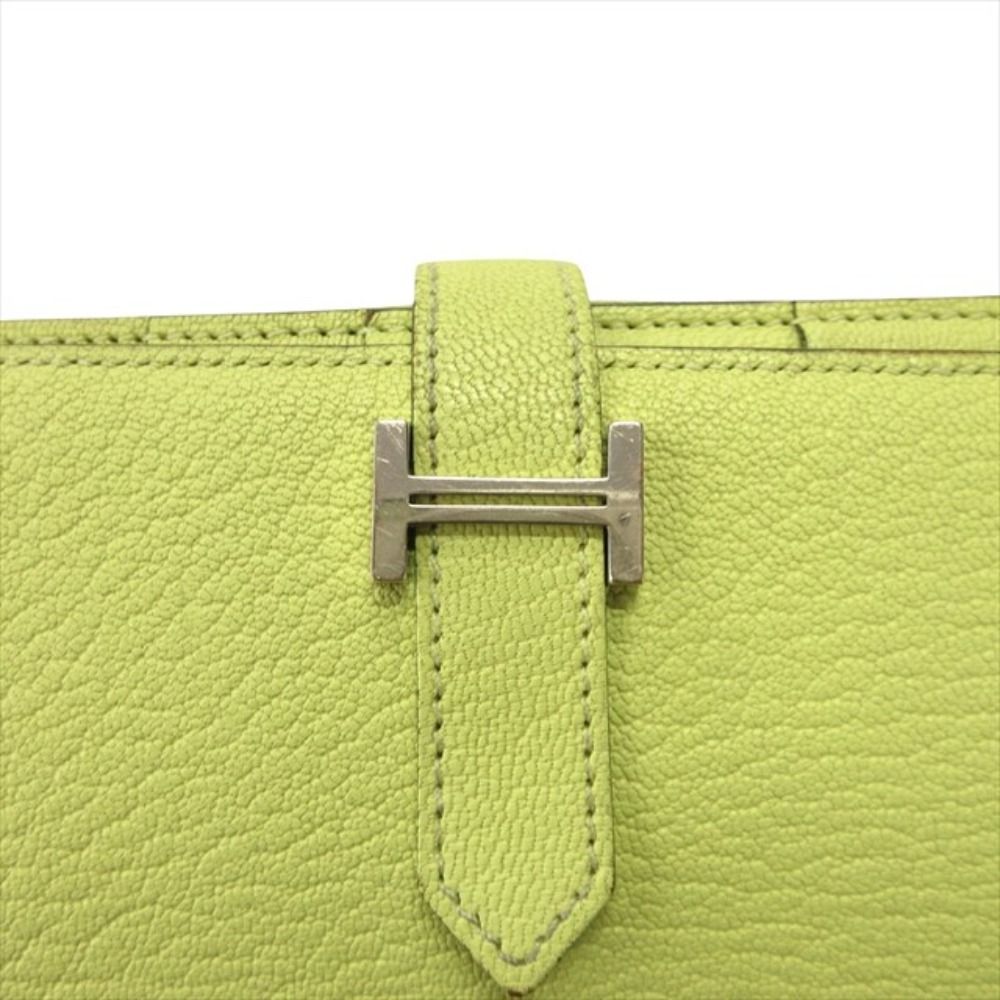 Hermes Bearn Souffle Bifold Wallet Chevre Leather Joanne Bourjohn Hhardware — view 3