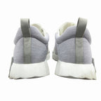 Hermes Bouncing Sneakers Shoes Logo Suede Leather 42) Gray White — view 4